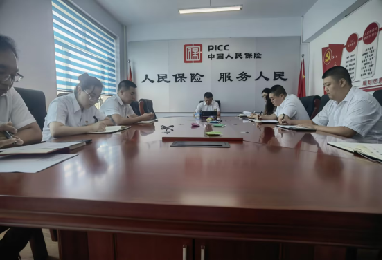 人保财险内蒙古兴安盟分公司传达学习党的二十届三中全会精神
