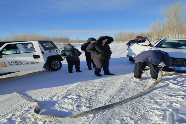 风雪困车，人保“救”在身边